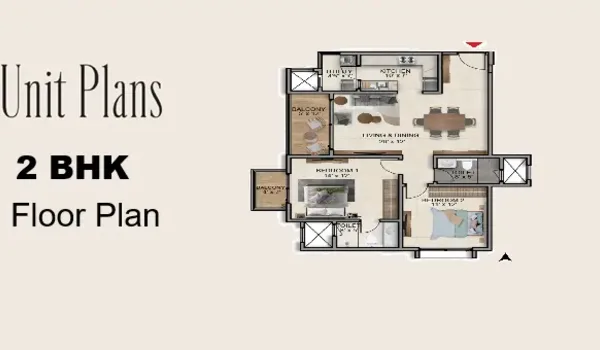 Featured Image of Prestige Attibele 2 BHK Floor Plan