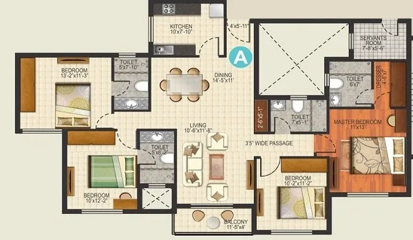 Featured Image of Prestige Attibele 4 BHK Floor Plan